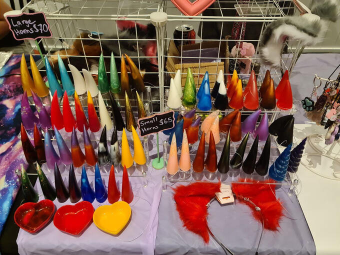 Resin horn headbands